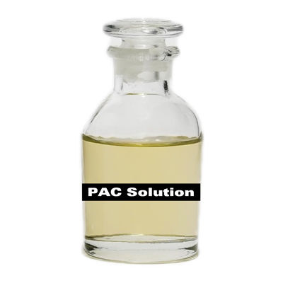 PAX18 محلول كلوريد البولي الألومنيوم معالجة المياه المواد الكيميائية مصنع Pac سائل أصفر فاتح CAS 1327 41 9